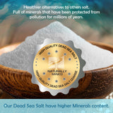 Dead Sea Salt Fine 1kg Bag – product image 2