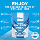 Organic Psyllium Husk Flakes (Whole) – product image 15