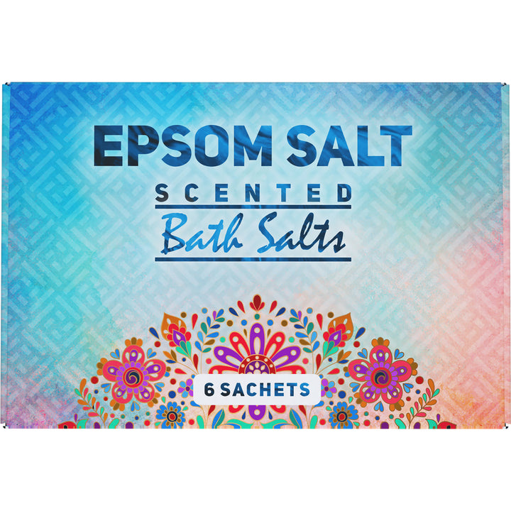 Luxury Epsom Salt Gift Box – 6 x 35g Scented Bath Sachets