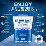 Epsom Salt Unscented 1kg Pouch – product image 15