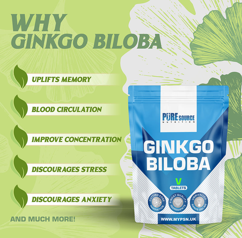 Pure Source Nutrition Ginkgo Biloba Tablets