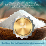 Dead Sea Salt Coarse 1kg Bag – product image 14