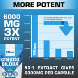 Ginkgo Biloba 120mg Tablets (50:1 Extract)