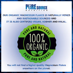 Pure Source Nutrition Magnesium Flakes 1kg Pouch