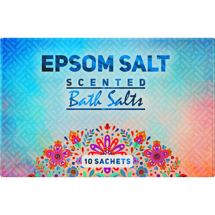 Luxury Epsom Salt Gift Box – 10 x 35g Scented Bath Sachets