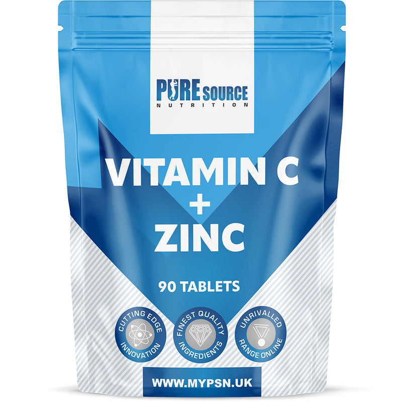 Pure Source Nutrition Vitamin C + Zinc Tablets