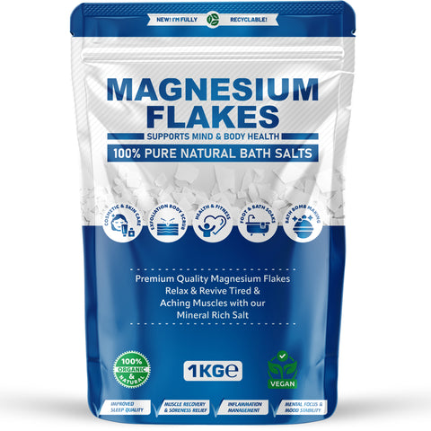 Magnesium Flakes 1kg Pouch – product image 1