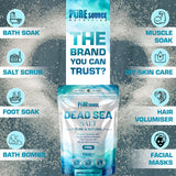 Dead Sea Salt Fine 1kg Bag – product image 9