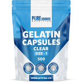 Empty Gelatin Capsules Clear (Transparent) – Size 00 / 0 / 1 – product image 9