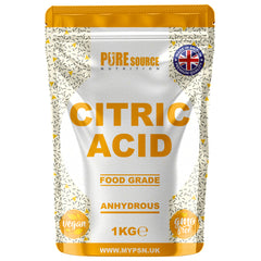 Pure Source Nutrition Citric Acid 1KG Pouch