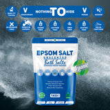 Epsom Salt Unscented 1kg Pouch – product image 3