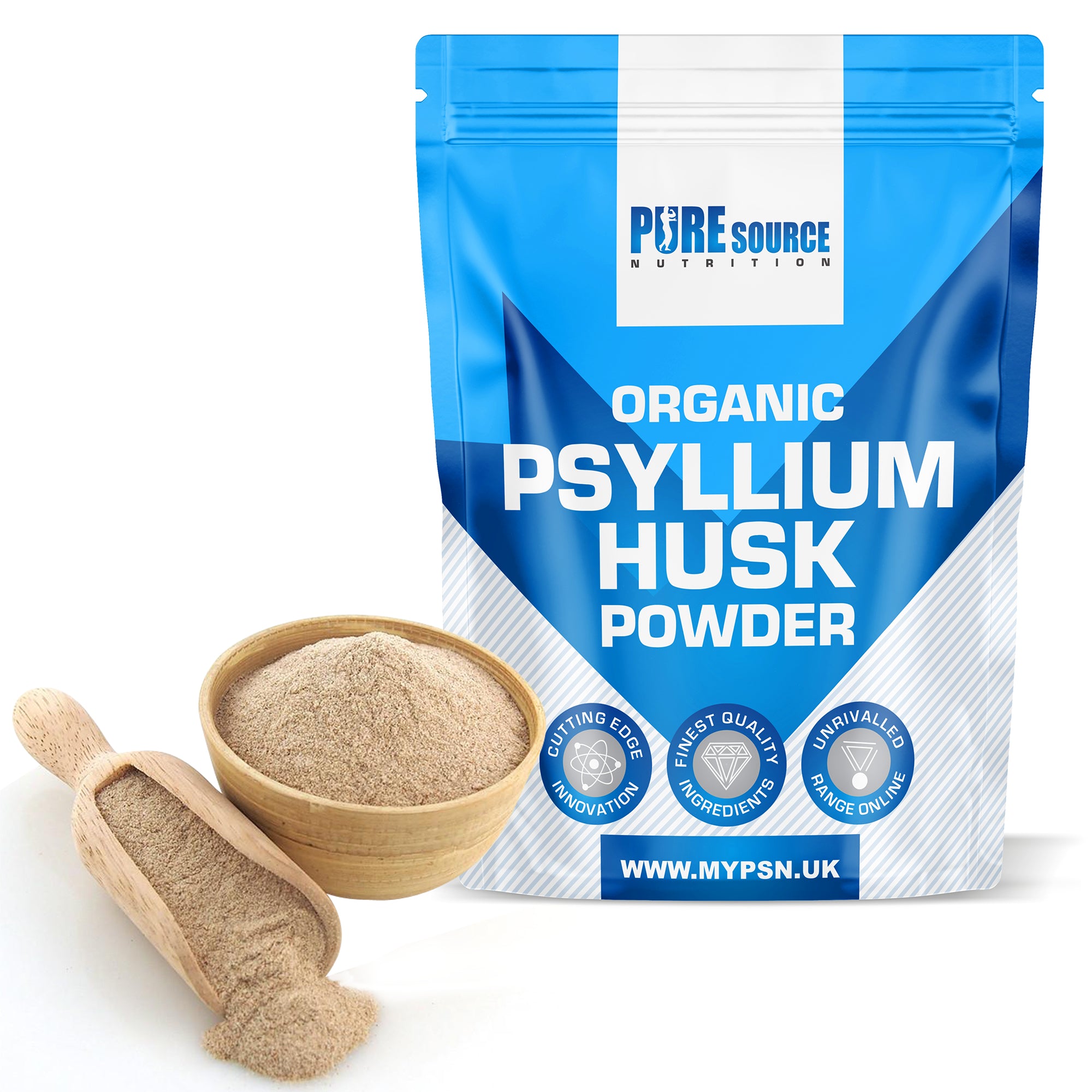 Pure Source Nutrition Organic Psyllium Husk Powder High Fibre Supplement pure-source-nutrition-organic-psyllium-husk-powder-high-fibre-supplement