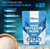 Organic Psyllium Husk Flakes (Whole) – product image 2