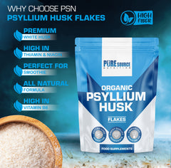 Pure Source Nutrition Psyllium Husk Flakes (Whole)
