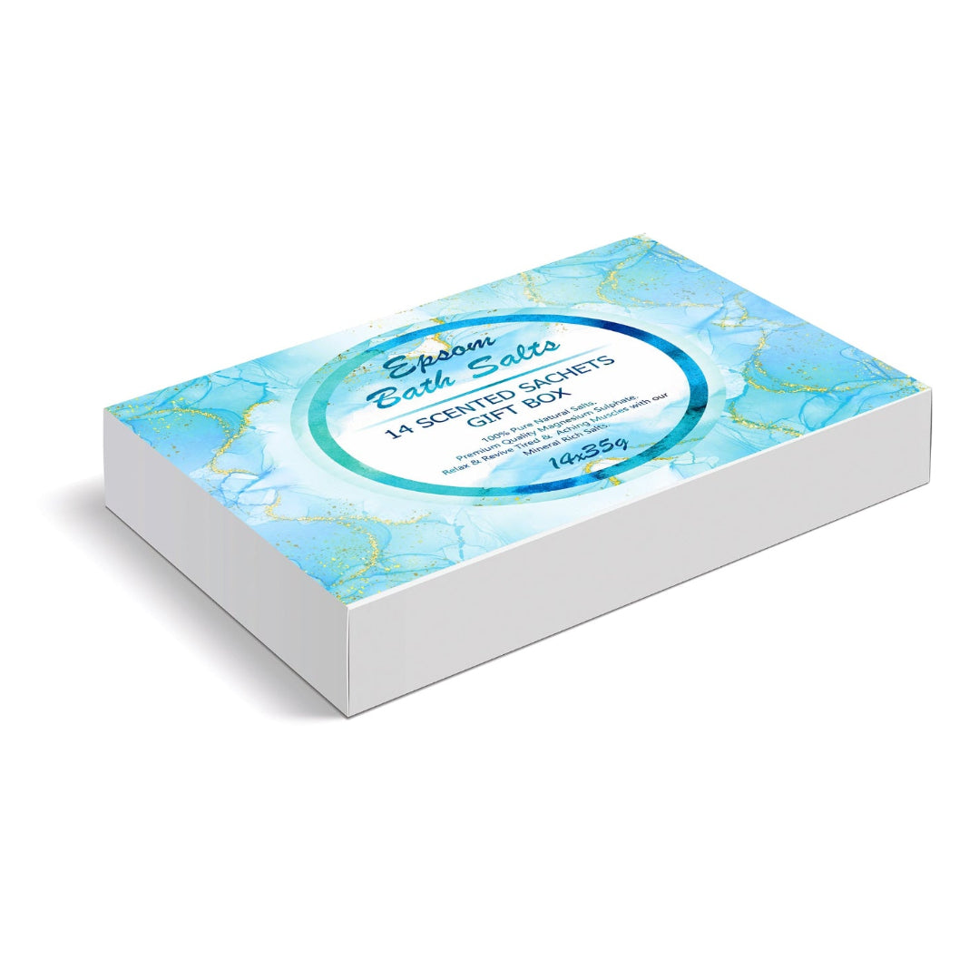 Pure Source Nutrition Epsom Bath Salt 14x35g Scented Gift Box
