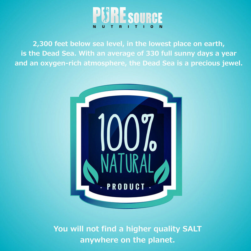Pure Source Nutrition Dead Sea Salt Coarse White Label