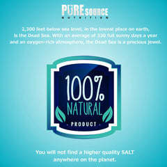 Pure Source Nutrition Dead Sea Salt Fine White Label