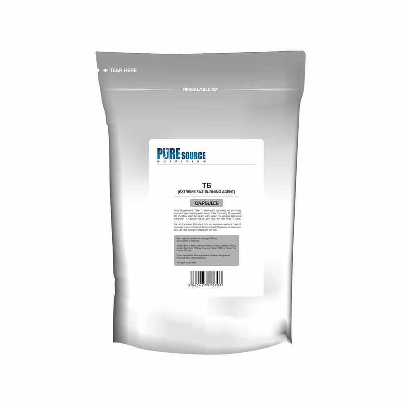 PSN T6 Fat Burner Capsules - White Label